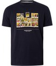 Weekend Offender T-shirt Korte Mouw Polaroids grafisch T-shirt heren