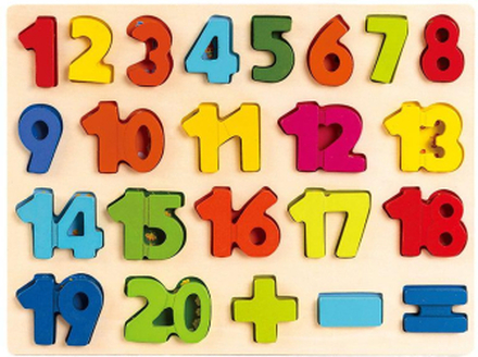 Kid'oh Trælegetøj puslespil med tal