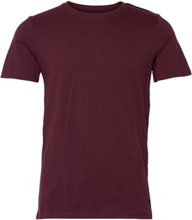 Jjeorganic Basic Tee Ss O-Neck T-shirts Short-sleeved Burgunder Jack & J S*Betinget Tilbud