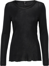 True Confidence Shirt Tops T-shirts & Tops Long-sleeved Black Calida