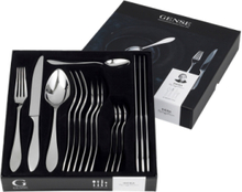 Bestikksett Indra 16 Deler Blank Stål Home Tableware Cutlery Cutlery Set Sølv Gense*Betinget Tilbud