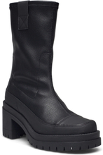 Biafanny Chunky Boot Shoes Boots Ankle Boots Ankle Boots With Heel Black Bianco