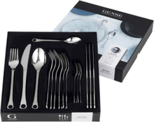 Bestikksett Pantry 16 Deler Matt Stål Home Tableware Cutlery Cutlery Set Sølv Gense*Betinget Tilbud