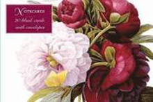 Card Box of 20 Notecards and Envelopes: Redoute Peony