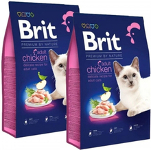 Brit Premium By Nature Cat Adult Chicken 2x8kg
