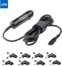 45W Universal intelligent car Charger Adapter with Multiple connectors Max bulk packing