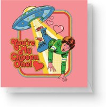 Steven Rhodes You're My Chosen One Square Greetings Card