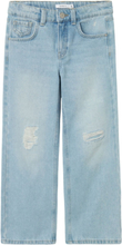 Nkfrose Hw Wide Jeans 1411-Te Noos Bottoms Jeans Wide Jeans Blue Name It