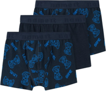 Nkmboxer 3P Dark Sapphire Gamer Noos Night & Underwear Underwear Underpants Navy Name It