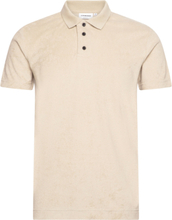 Terry Pique Tops Polos Short-sleeved Beige Lindbergh
