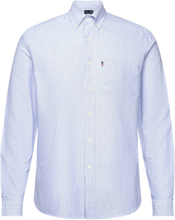 Casual Striped Oxford B.d Shirt Tops Shirts Casual Blue Lexington Clothing