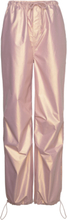 Plain Parachute Pants Sport Trousers Joggers Pink AIM'N
