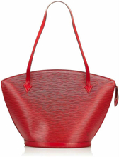 Red Louis Vuitton Epi Saint Jacques GM Long Strap Bag pre-eide