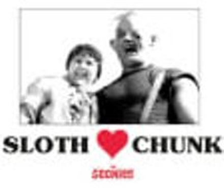 The Goonies Sloth Love Chunk Women's T-Shirt - White - S - White