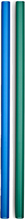 Kosta Boda Sipsavor sugerør 2-pack, blå/grønn