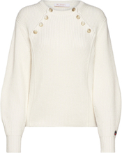 "Tamra Sweater Pullover Striktrøje Cream BUSNEL"