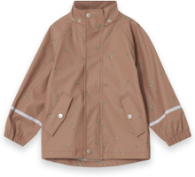Rain Jacket Outerwear Rainwear Jackets Pink Garbo&Friends