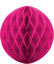 Mørk Rosa Honeycomb Ball 30 cm