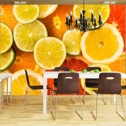Fototapet - Citrus fruits - 250 x 193 cm