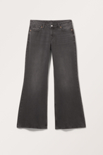 Kiri Low Waist Loose Flared Jeans - Black