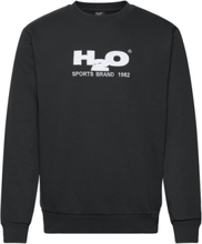 Logo Sweat O'neck Tops Sweat-shirts & Hoodies Sweat-shirts Navy H2O