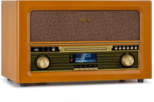 Belle Epoque 1906 Retro-stereoanläggning Radio DAB-radio VHF-radio MP3-uppspelning BT