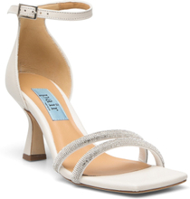 Square Party Designers Heels Heeled Sandals White Apair