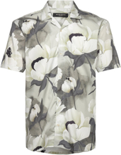 Vanibbhomer Aop Shirt Tops Shirts Short-sleeved Grey Bruuns Bazaar