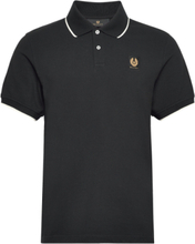 Tipped Polo Designers Polos Short-sleeved Black Belstaff