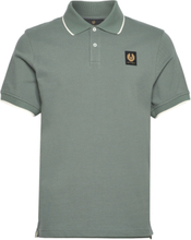 Tipped Polo Designers Polos Short-sleeved Green Belstaff