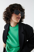 Gina Tricot - Square shaped sunglasses - Solbriller - Black - ONESIZE - Female