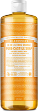 Pure Castile Liquid Soap Citrus-Orange Beauty WOMEN Home Hand Soap Shower Gel Nude Dr. Bronner’s*Betinget Tilbud