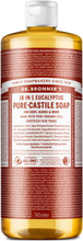 Pure Castile Liquid Soap Eucalyptus Beauty WOMEN Home Hand Soap Shower Gel Nude Dr. Bronner’s*Betinget Tilbud