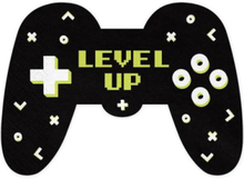 12 stk Level Up Kontroller Papirservietter 16x11,5 cm - Gamer Party