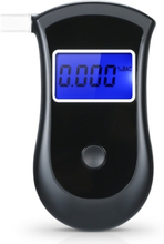 Tragbarer Atemalkohol-Tester Alkoholtester Professioneller digitaler Alkoholtester mit 5 transparenten Mundstücken AT2600