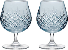 Crispy Sapphire Sixball Glas Home Tableware Glass Liqueur Glass Nude Frederik Bagger