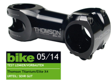 Thomson Elite X4 10° Styrstam Svart, Str. 120mm