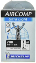Michelin AirComp Ultra Light Slange Butyl, 18/25x622, 40mm presta, 75g