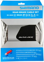 Shimano Dura Ace 9000 Bromsewiresett Vit, Polymer-belagte wirer