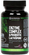 M-Nutrition Enzyme Complex and Probiotic Lactospore - 100 caps
