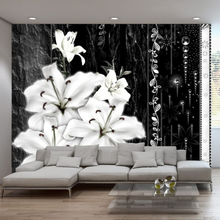 Fototapet - Crying lilies - 400 x 280 cm