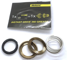 Mavic ID360 Road Ratchet Kit 2 ratchets, 1 fjäder, 1 packning, grease