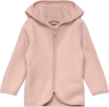 Jacket Ears Cotton Fleece Outerwear Fleece Outerwear Fleece Jackets Pink Huttelihut