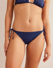 Symi Bikinihose zum Binden Damen Boden, Französisches Marineblau