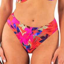 Fantasie Playa Del Carmen High Waist Bikini Brief Rosa Mönstrad polyamid Large Dam