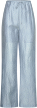 Rodebjer Lunara Designers Trousers Wide Leg Blue RODEBJER