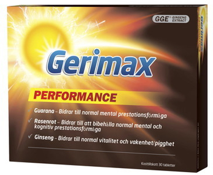 Gerimax Performce 30 tabletter