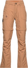 Pants W. Zip Off Outdoor Pants Brun Color Kids*Betinget Tilbud