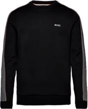 Hugo Boss Sweatshirt Stripe Logo Black