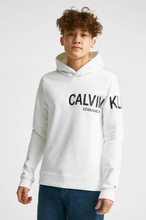 Calvin Klein Huvtröja Inst Hero Logo Hoodie Vit